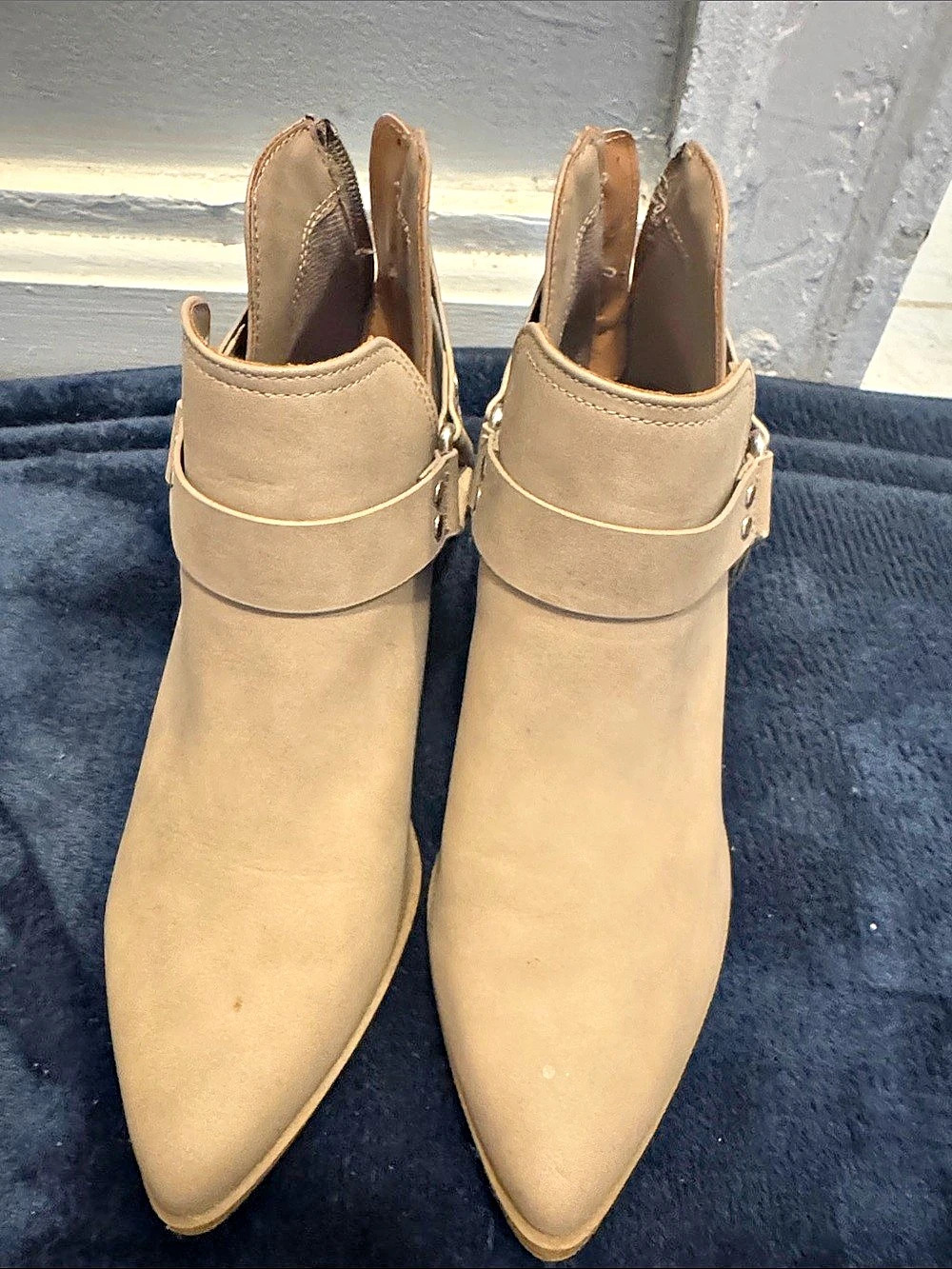 dv by Dolce Vita Pointed Toe Ankle Booties in Brown